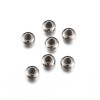 Perles stoppeur 8 par 4mm en Acier Inoxydable 304 finition Argenté