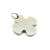 Pendentifs Médaillon Croix 14mm Plaque à personnaliser avec poinçons Acier Inoxydable 304 Argenté