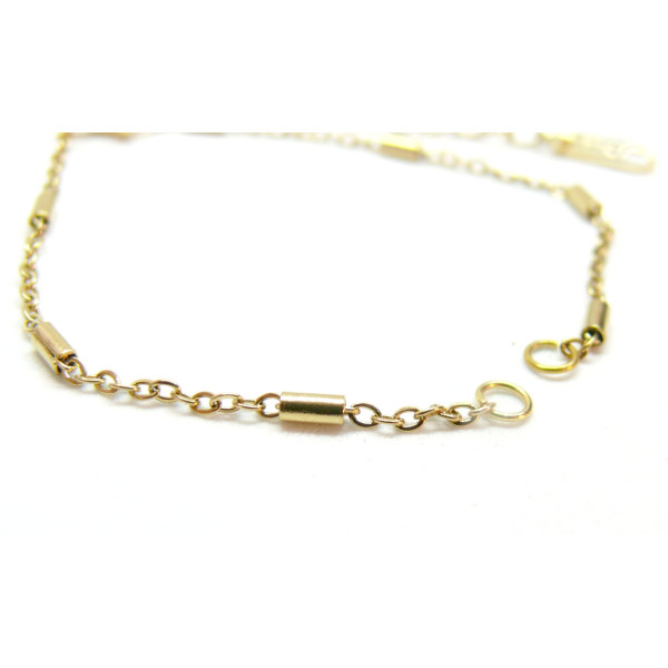 Bracelet réglable 16 cm pour intercalaire maille fantaisie 2mm