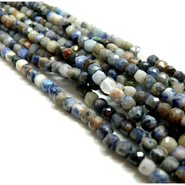 Perles facettée SODALITE Rondes 4.5 mm