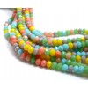 Perles Rondelles Verre Facettée 3 par 2.5mm Multicolores Couleur B03