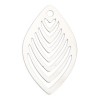 Estampes, pendentifs Multi Ovales 41mm métal coloris Argenté