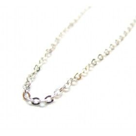 Chaine maille forçat 2.5 par 2mm, Acier Inoxydable 304, finition Argenté