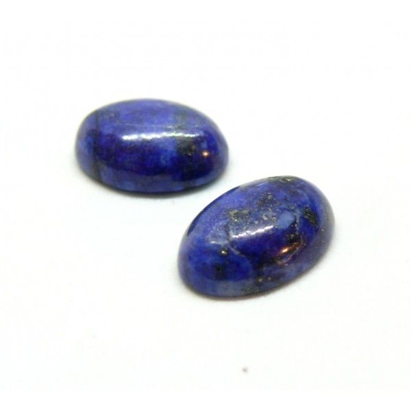 Cabochons, demi perle Ovale 14 par 10mm, Lapis Lazuli