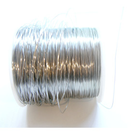 Fil câblé  0.7mm - en Acier Inoxydable 304 -finition Argenté