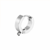 Supports Dormeuses Créoles avec Anneau 15 mm – Acier Inox 316 Argenté