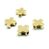 Perles Intercalaires Croix 8mm – Cuivre Finition Doré à l'or fin 18K