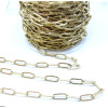 Chaine, maille Rectangle 10 par 4 mm, Acier Inoxydable 304, finition Doré, Placage IONIQUE