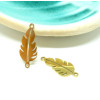 Connecteurs forme Feuille  - 19 mm - Doré en Acier Inoxydable 304 Placage Doré 18KT