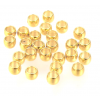 Perles à Écraser 2mm, Acier Inoxydable 316, finition Doré à l'or fin 24K