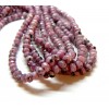 Perles, Rondelle facettée 2 par 4 mm, Jade Malaisienne Teintée, coloris 38
