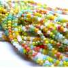 Perles Rondelles 3 par 2mm, Verre Facettée, coloris A05