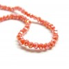 Perles, rondelles facettées, en verre 2.5 par 2mm, Rose couleur B06