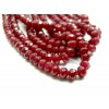 Perles Rondelle facettée 2 par 4 mm, Jade Malaisienne, Teintée coloris 20