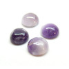 Cabochons, demi perle 12mm Améthyste Coloris 30