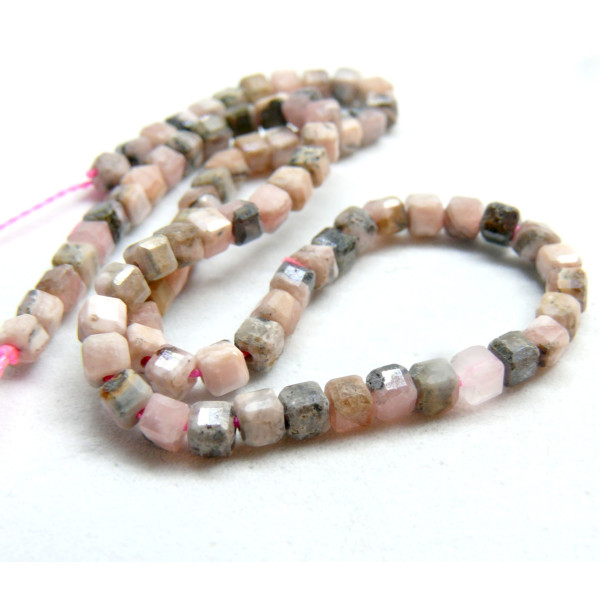 Perles Rondes 2 mm Rhodonite coloris 01