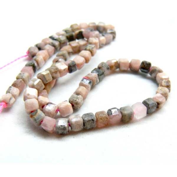Perles Rondes 2 mm Rhodonite coloris 01