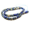 Perles Cube 3mm facettées, Lapis lazuli coloris 05A