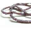 Perles, Cube facettées 2.5mm, en verre Coloris Violet C04