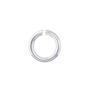 Anneaux de jonction 7 par 0,9mm, métal finition ARGENT PLATINE