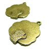 Pendentifs Arbre, métal finition Bronze
