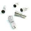 Cônes, embouts, caps coupelles Boheme, métal couleur Argent Antique