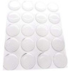 Cabochons, Résine Epoxy ROND 24.5mm, sticker autocollant transparent
