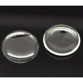 Cabochons résine époxy ROND 18mm sticker autocollant époxy transparent