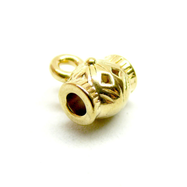 Bélière Boho Chic , Acier Inoxydable 304, finition Doré à l'or fin 18K, Placage IONIQUE
