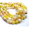 Perles Agate Bicolore Facettée 6mm Coloris 07