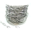 Chaine, maille Ovale, Rectangle 10 par 4 mm, Acier Inoxydable 304, finition Argenté