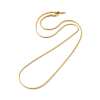 H11G09701G – Lot de 1 Collier Chaine Serpent 1.5mm – Acier Inoxydable 304 Doré à l'Or fin 14K Placage Ionique