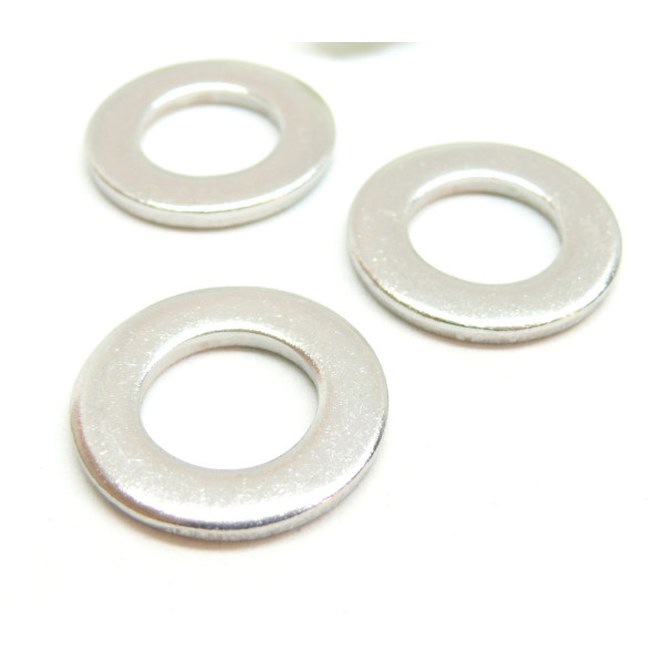 Pendentifs, Anneau fermé 24.5mm, Acier Inoxydable 304, finition Argent