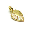 Pendentif Goutte 18mm, Acier Inoxydable 304, finition Doré Placage IONIQUE