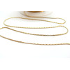 Chaine, maille Grain de Riz 0.8mm, Acier Inoxydable 304, finition Doré, Placage IONIQUE