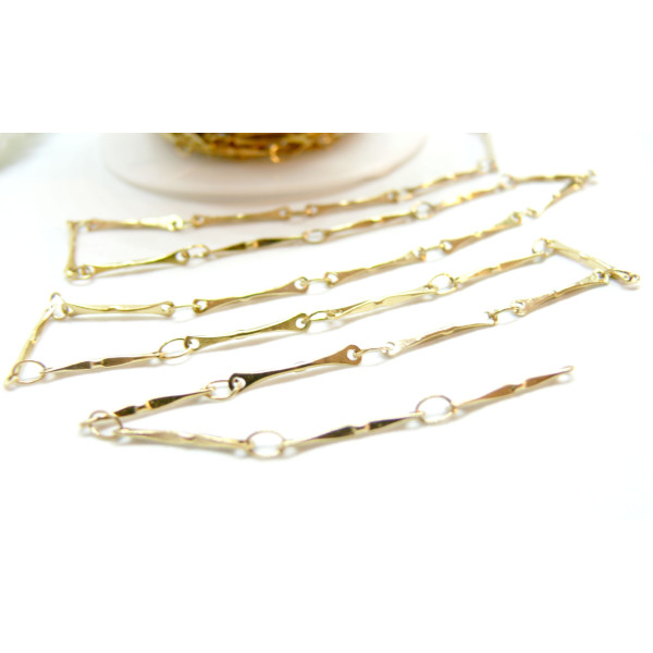 Chaine, maille Tige 13.5mm, Acier Inoxydable 304, finition Doré, Placage IONIQUE