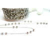 Chaine maille bille  3mm en Acier Inoxydable 304 , finition ARGENT