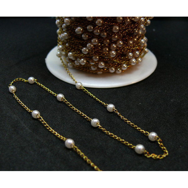 Chaine Fantaisie, Acier Inoxydable 316, finition Doré à l'or fin 18K, Placage IONIQUE