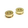 Perle Intercalaire Rondelles 6 par 2mm, Acier Inoxydable 304, Doré à l'or fin 14K, Placage IONIQUE