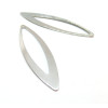 Pendentifs forme Marquise 54mm,  Acier Inoxydable 304, finition Argenté