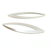 Pendentifs forme Marquise 54mm,  Acier Inoxydable 304, finition Argenté
