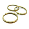 Anneaux Porte Cles, Porte Clefs 25mm, métal finition Bronze