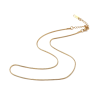 Collier chaine serpent 1.2 mm, Acier Inoxydable 304, finition Doré, Placage IONIQUE