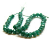 Perles Rondelle facettée 2 par 4 mm, Jade Malaisienne