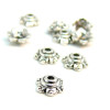 Embouts, calottes, coupelles Ethnique 6mm, métal finition Argent Antique
