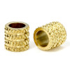 Perles Intercalaires, Rondelles 6mm, Acier Inoxydable 304, finition Doré à l'or fin 18K, Placage IONIQUE