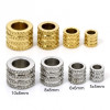 Perles Intercalaires, Rondelles 6mm, Acier Inoxydable 304, finition Doré à l'or fin 18K, Placage IONIQUE