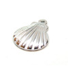 Pendentif, Coquille Saint Jacques 16 mm, Acier Inoxydable 304 finition Argenté
