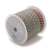 H11Z003 – Lot de 2 ou de 4 mètres de Cordon Tressé 1.5mm avec Fil Métallisé Doré – Coloris C29