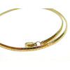 Collier 45cm, maille Anglaise 3 par 1mm,  Acier Inoxydable 304 finition Doré, Placage IONIQUE